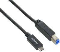 StarTech.com USB C to USB B Printer Cable - 6 ft / 2m - USB C Printer Cable - USB C to USB B Cable - USB Type C to Type B (USB315CB2M)