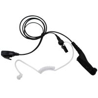 Replacement for Motorola APX 7000 FBI Earpiece with Push to Talk (PTT) Microphone - Acoustic Earphone Compatible with Motorola APX 7000 Radio - Headset for Security and Surveillance