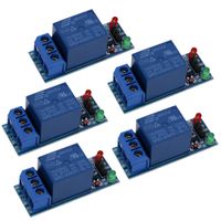 UEB 5Pcs 1-Channel 5V Relay Module Shield for Arduino 1280 2560 ARM PIC AVR DSP