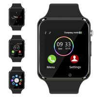 Aeifond Smart Watch - Fitness Tracker Watch Touchscreen Bluetooth Smartwatch Wrist Watch with Camera Pedometer SIM TF Card Slot Compatible Samsung Android iPhone iOS Kids Women Men (Black)