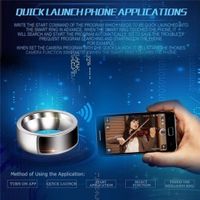 ONERIOME Stainless Steel Smart Ring Wearing Jewelry NFC Label Mobile Phone Accessory Rings