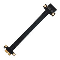 SUPERPLUS PCI-e PCI Express 36PIN 1X Expander Extension Cable with Gold Plated Connector (180 Degree Extension Cord)