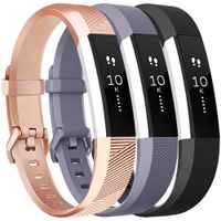 Vancle Bands Compatible with Fitbit Alta HR and Fitbit Alta, Newest Sport Wristbands with Secure Metal Buckle for Fitbit Alta HR/Fitbit Alta