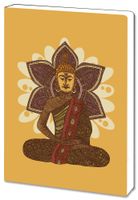 Tree-Free Greetings Recycled Soft Cover Journal, Ruled, 5.5 x 7.5 Inches, 160 Pages, Calmness Within Themed Valentina Ramos Art (88544)