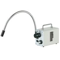 AmScope LED-50WS 50W LED Fiber Optic Single Gooseneck Light Microscope Illuminator