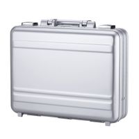 Tokers Metal briefcases for men Aluminum Attache cases Gun Metal 14 Inch 14.5X10.6X4.5inch