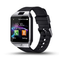 Qidoou Smart Watch Bluetooth Fitness Tracker Android iOS Compatible Smartwatch of SIM SD Card Slot, Waterproof Pedometer Sleep Calorie Monitor Call/Message Music Clock for Women Kids Men (Silver)