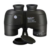 Begeer 10X 50mm Hign Definition Binoculars With BAK4 Prism and FMC Film Coated Lens Waterproof Binocular Telescope With Built-in Compass and Lights For Navigation Etc. (B)
