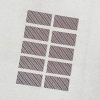 Rectangle Match Strikers 1.00" x 2.00" - Honeycomb Pattern