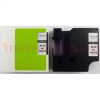 Blue on White Label Tape Compatible for DYMO D1 45014 1/2 X 23'