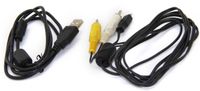 Leto USB Data +AV A/V Audio Video TV Cable For Polaroid Camera i1237 i 1237