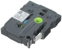 2/Pack Genuine Brother 1/2" (12mm) White on Clear TZe P-touch Tape for Brother PT-1280, PT1280 Label Maker
