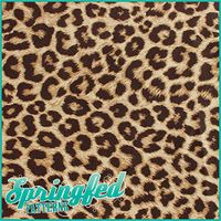 LEOPARD SPOTS PRINT PATTERN Craft Vinyl 3 Sheets 6x6 for Vinyl Cutters