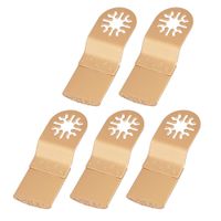 Yasorn Carbide Grout Remover Rasp 5 pieces Grout Removal Blade Set Universal for Oscillating Multi Tools