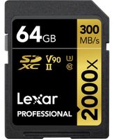 Lexar Professional 2000x 64GB SDXC UHS-II Card