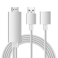 AISIF 2019 Latest Mhl to HDMI Adapter Cable,6ft MHL Cable for Android with USB Charging 1080P to HDTV Monitor Projector,Support Android and iOS Phones