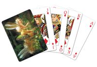 Tree-Free Greetings Standard Playing Card Deck, Faery Reflection Themed Fantasy Art (49497)