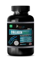 Skin Care Pills for Women - Collagen HYDROLIZED PEPTIDES 3000MG - hydrolyzed Collagen - 1 Bottle 120 Capsules