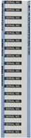 Brady WOAF-34 Aluminum Foil Tape Inventory Control Labels , Black On White,  1.500" x 0.500"  (38.100 Mm x 12.700 Mm),  Legend "Serial No."  (18 Per Card,  1 Card Per Package)