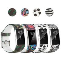 honecumi Colorful Watch Band Replacement for Fitbit Charge 2 Wrist Strap for Men & Women Quick Release Strap Band Compatible with Fitbit Charge 2 Smart Watch-Small Size-4pcs