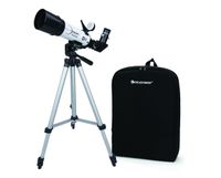 Celestron EclipSmart ISO Certified, 2017 North American Total Solar Eclipse Refracting Telescope, White (22060)
