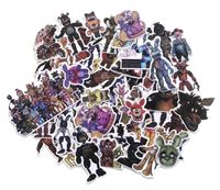 Video Game Themed Five Nights at Freddy's 58 Piece Sticker Decal Set for Kids Adults - Laptop Motorcycle Skateboard Decals