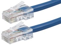 Buhbo 75 ft Cat5E UTP Ethernet Network Non Booted Cable, Blue
