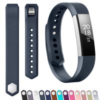 TreasureMax for Fitbit Alta Bands/Fitbit Alta HR Bands/Fitbit Ace Bands, Adjustable Soft Silicone Sports Replacement Bands for Women Men,Small/Large