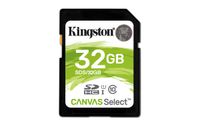 Kingston Canvas Select 32GB SDHC Class 10 SD Memory Card UHS-I 80MB/s R Flash Memory Card (SDS/32GB)