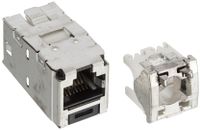 Panduit CJS5E88TGY Category-5E 8-Wire TG-Style Shielded Jack Module, Black