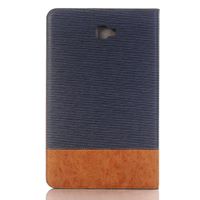 Tab A 10.1 Case Cover,TechCode Smart Slim Case Stand Screen Protective Case for Samsung Galaxy SM-T580/SM-T585 10.1 inch Tablet 2016(Blue-A01)