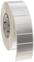 Brady THT-17-434-3 2" Width x 1" Height, B-434 Metallized Polyester, Gloss Finish Silver Thermal Transfer Printable Label (3000 per Roll)