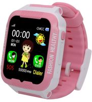 findtime Kids Smart Watch GPS Tracker Anti-Lost SOS Remote Wrist Watches for Children Girls Boys Pink