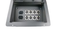 Elite Core FBL8 Recessed Floor 8 XLRF + Duplex AC with Back Box