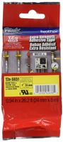 Brother Part# TZe-S651 Label Tape (OEM) 1" Black on Yellow