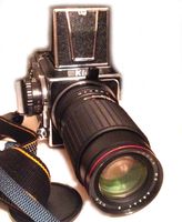 Kiev 88CM Medium format Film Camera Body 6x6 film back, Waist Level Finder, Lens