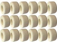 Hanbaili 20Pcs Self Adherent Cohesive Wrap Bandages,Clean Sanitary Pressure Wrap Gauze Bandage for Sprain Swelling(White)