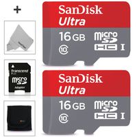 SanDisk 16GB Micro SD Memory Card - 2 Pack (2x16GB) for LG Stylo 3, 2, K7 K8 K10 K10+ K5 V20 V30 V30S V30+ V34 V10 G2 G3 G4 G4c G5 G5 SE G6 G6+ Q6 Q6+ Q6a Q8 Cell-Phones/Smartphones