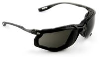 3M Safety Glasses, Virtua CCS Protective Eyewear 11873, Removable Foam Gasket, Gray Lenses, Anti-Fog, Corded Ear Plug Control System