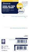 Filofax 2020 Personal/Compact Week to View Refill, Jan 2020- Dec 2020, 6.75 x 3.75 inches (C68427-20)