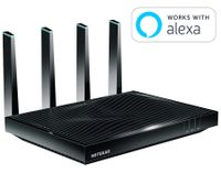 NETGEAR Nighthawk X8 AC5000 Tri-band WiFi Router, Gigabih Ethernet, MU-MIMO, Compatible with Amazon Echo/Alexa (R8300)