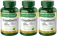 Cranberry with VIT C 4200 mg, 250 Softgels (3 Bottles)
