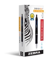 Zebra Sarasa Dry X1 Retractable Gel Ink Pens, Medium Point 0.7mm, Blue Rapid Dry Ink, 12-Count