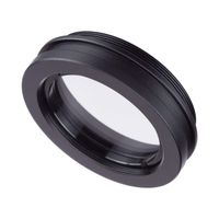 SM10 1.0X Barlow Lens Assisted Auxiliary Len for Stereo Zoom Microscope Dust-Proof Glass Protection Glass Lens Prevention UV Smoke Oil-Proof