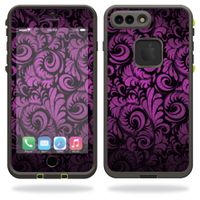 MightySkins Skin Compatible with Lifeproof iPhone 7 Plus - Purple Style | Protective, Durable, and Unique Vinyl Decal wrap Cover | Easy to Apply, Remove, and Change Styles | Made in The USA