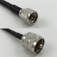15cm RG316 MINI UHF MALE to PL259 UHF Male Pigtail Jumper RF coaxial cable 50ohm 6inch High Quality Quick USA Shipping