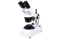 Radical 10x-20x-30x-60x Binocular Stereo Stereo Gemology Diamond Precious Stone Inspection Darfield Microscope w Top Bottom Pole Type Height Adjustable Light Stand and Gem Clampsd