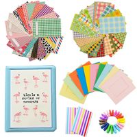 Ngaantyun Bundle Kit Accessories Compatible with Fujifilm Instax Mini Liplay Mini 9 7s 8 8+ 25 50s 70 90 SP-1 SP-2 Polaroid PIC-300P Z2300 Camera Films - Photo Album Wall Hang Frame Sticker Wood Clips