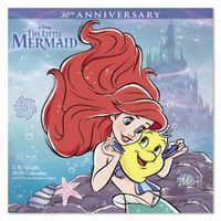 2020 Disney The Little Mermaid 30th Anniversary Wall Calendar (DDW2982820)