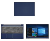 Decalrus - Protective Decal for Lenovo IdeaPad L340 (15.6" Screen) Laptop Blue Carbon Fiber Skin case Cover wrap CFlenovoIdeapad15_L340Blue